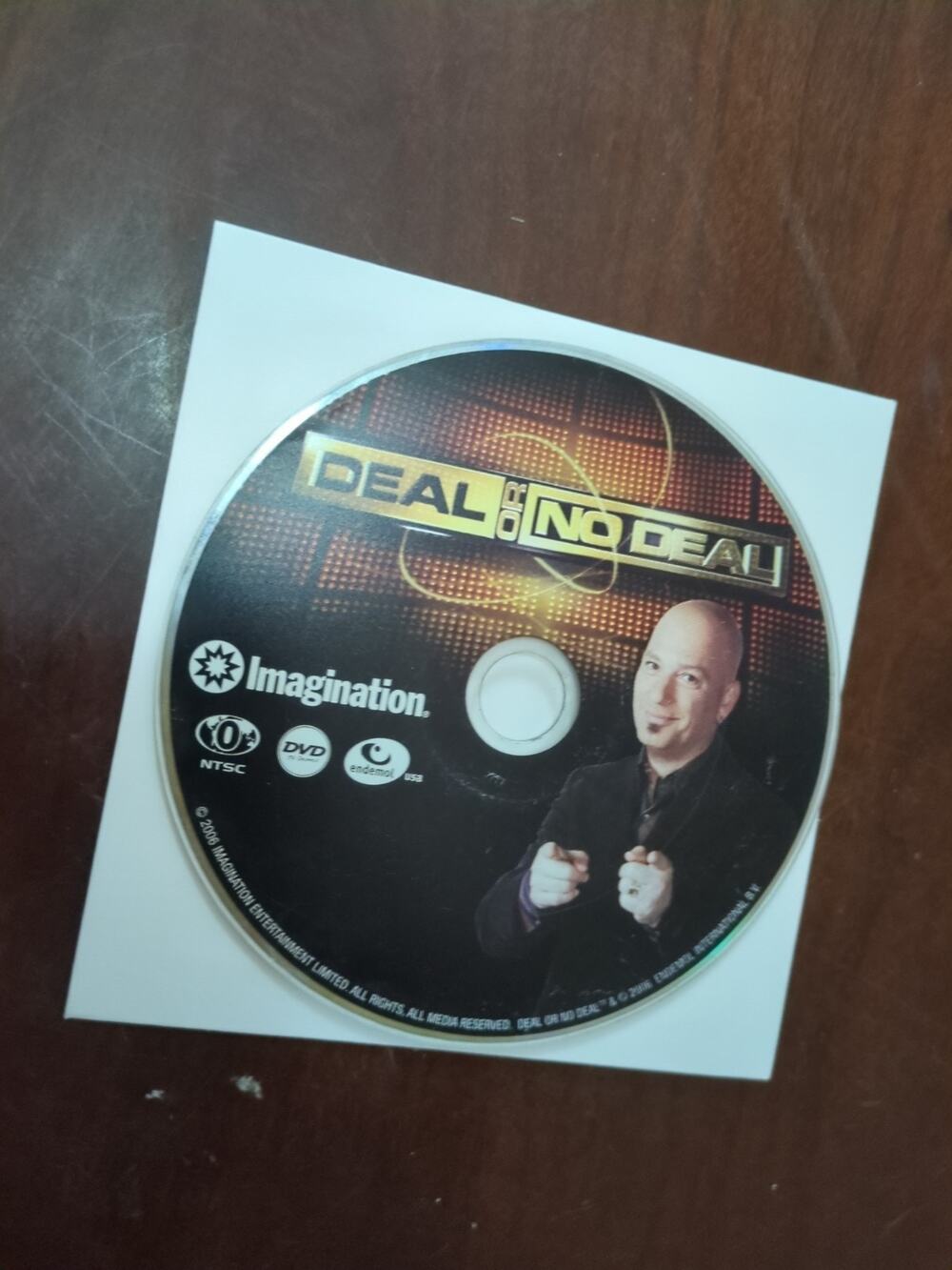 Deal or No Deal: The Interactive DVD Game Show (DVD, 2006) DISC ONLY